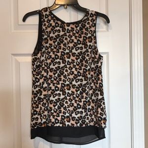 H&M Tops - Leopard print tank with split back H&M Tops - Leopard print tank with split back